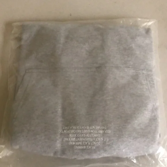 New grey Palace hoodie, small.